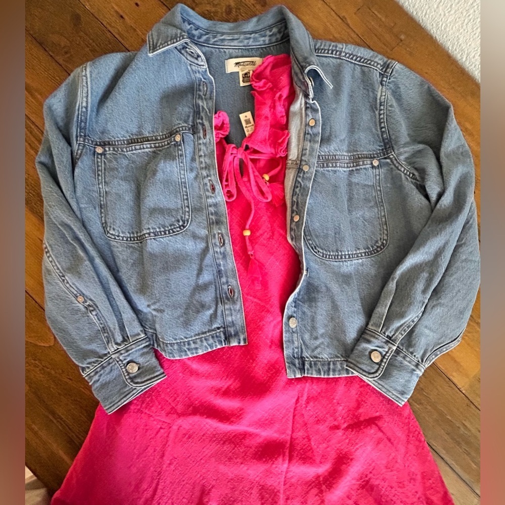 💖5 for $50💖MUSTARD SEED Hot pink ruffled mini dress NWT - Picture 7 of 15